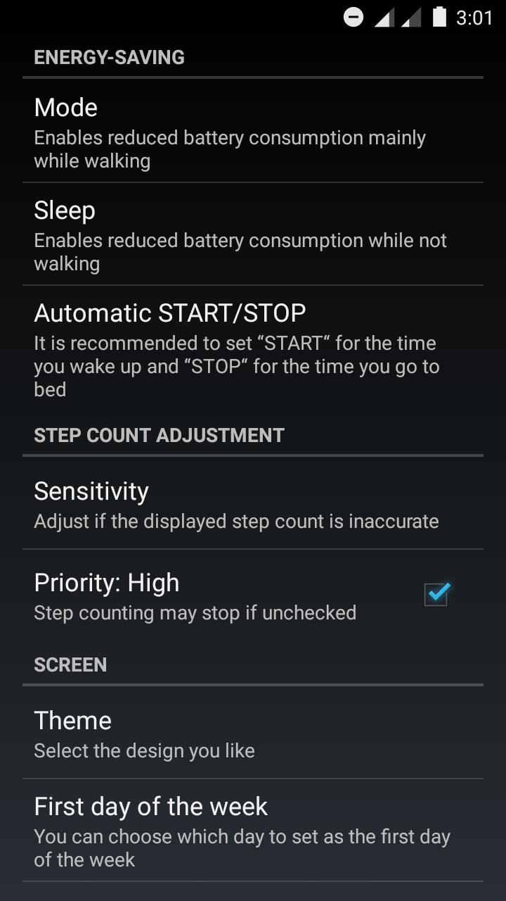 Pedometer app track steps and calories you've burnt while walking