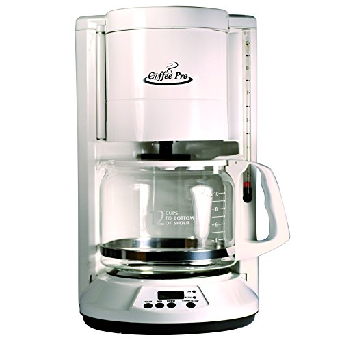 Coffee Pro 12Cup Automatic Brewer 12 Cup White Best Automatic