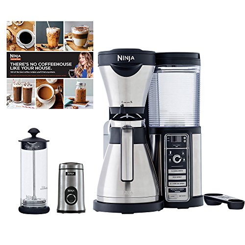 Ninja Coffee Bar, Carafe, Frother, Recipes & Grinder (Certified