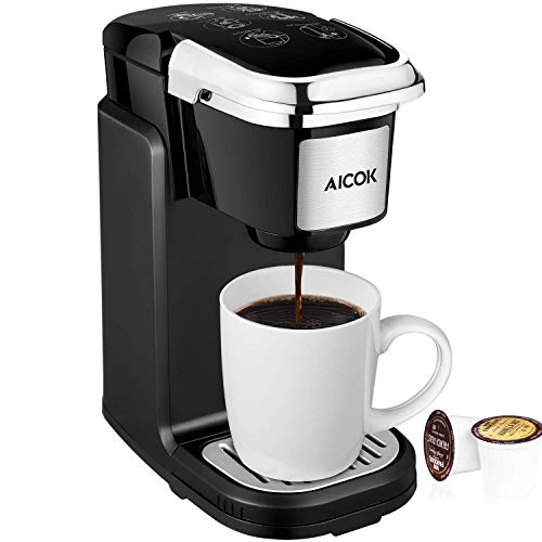 AICOK Single Cup Coffee Maker, Single Serve Coffee Brewer with