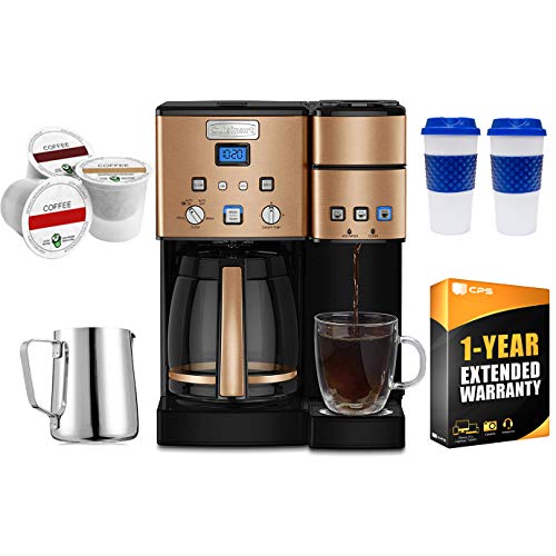 Cuisinart SS15 12Cup Coffee Maker and SingleServe Brewer (Copper
