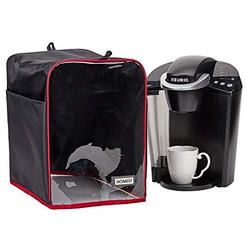 HOMEST Visible Dust Cover Compatible with Keurig Coffee Maker, Single
