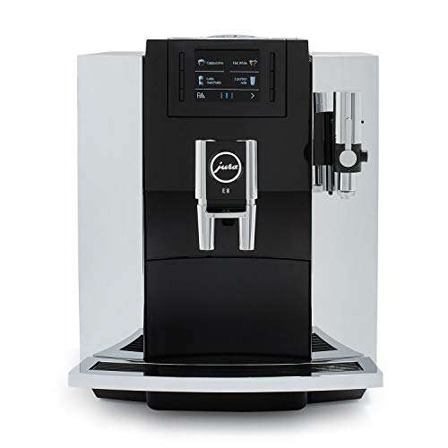 Jura E8 Chrome Automatic Coffee Machine, Black Chrome Best Automatic
