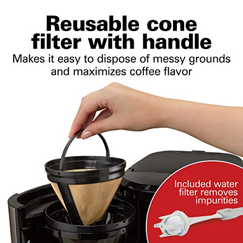 Hamilton Beach Programmable FrontFill Coffee Maker with Thermal Carafe