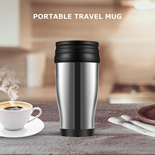 Programmable Singles Serve Coffee Makers With Portable Travel Mug