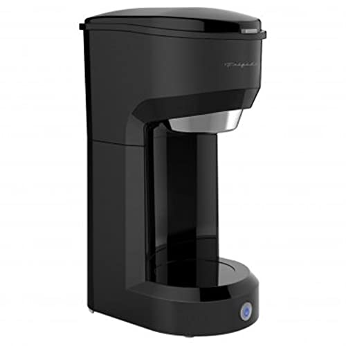 Frigidaire ECMK088BLACK Retro Single Serve Maker, Brewer for Ground