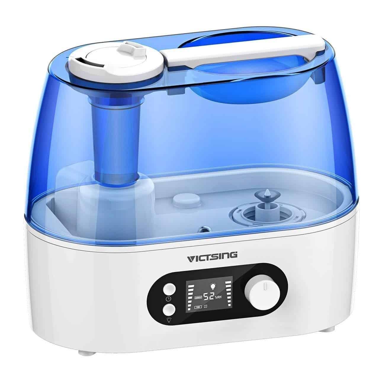 VicTsing Single House Humidifiers with Smart Humidity Monitor & Timer