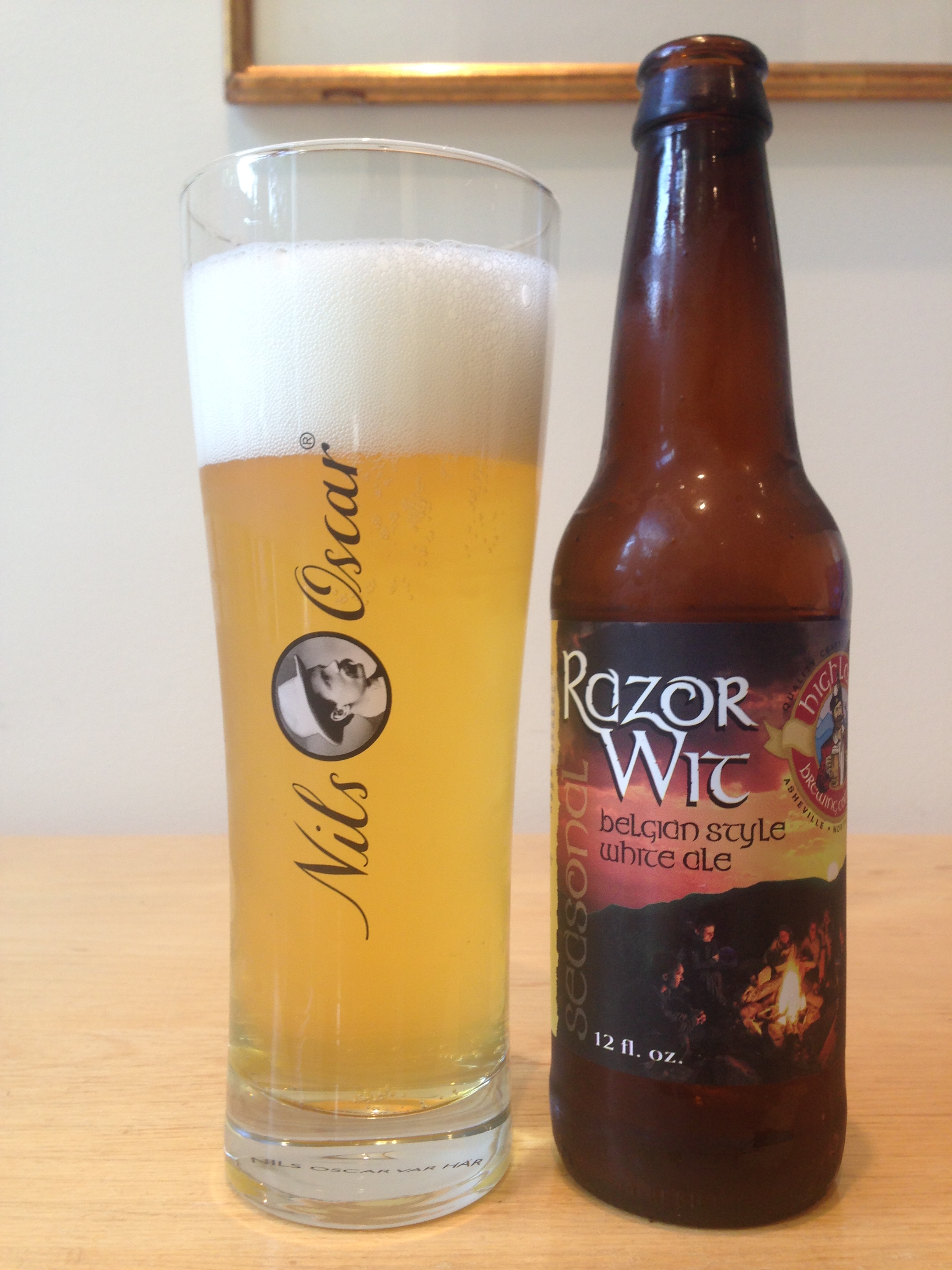 Throwback Thursday Highland Brewing Company Razor Wit BelgianStyle