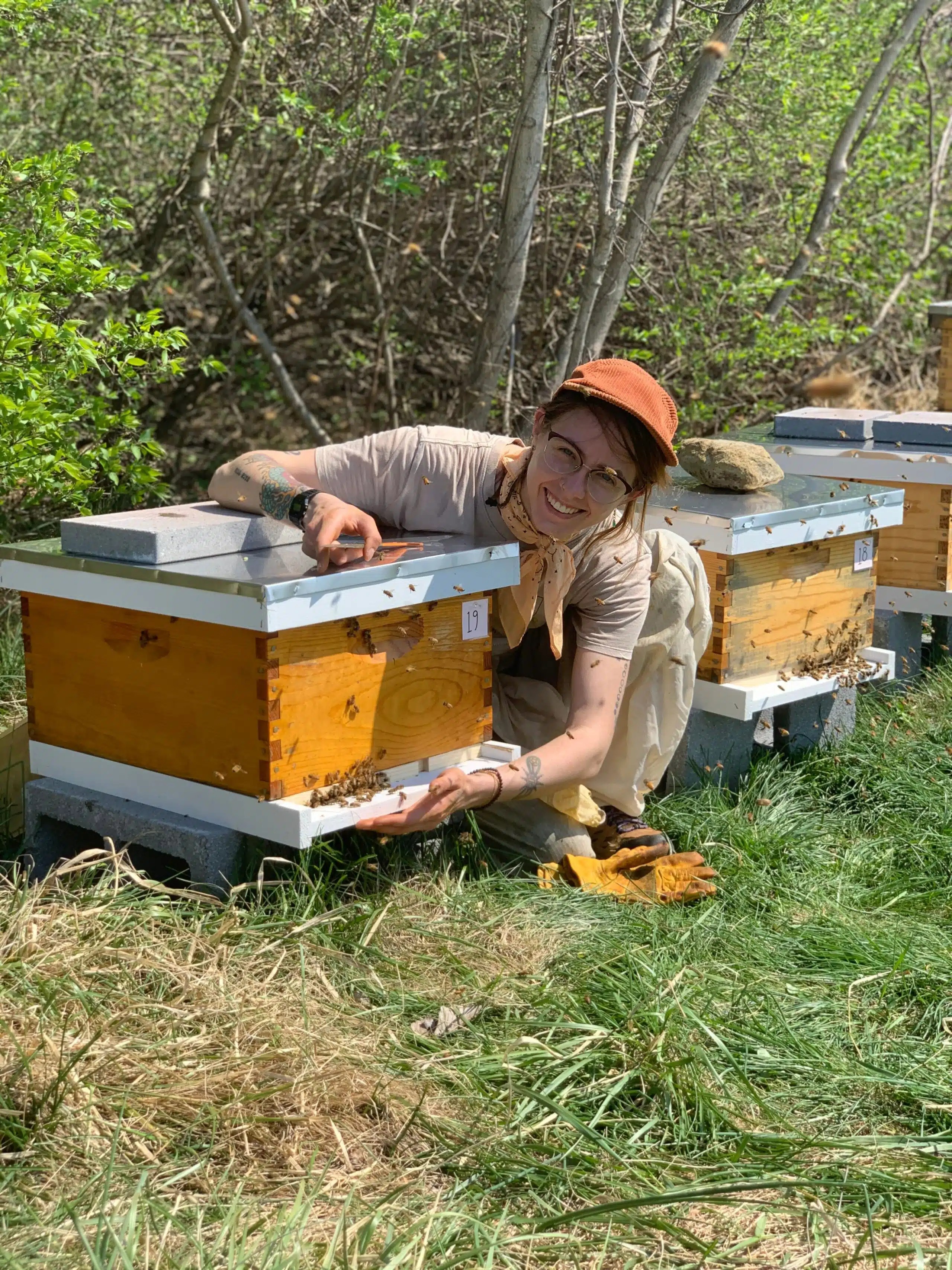 NextGen Beekeeper Emily Lawes, Lead Beeekeper The Best Bees Company