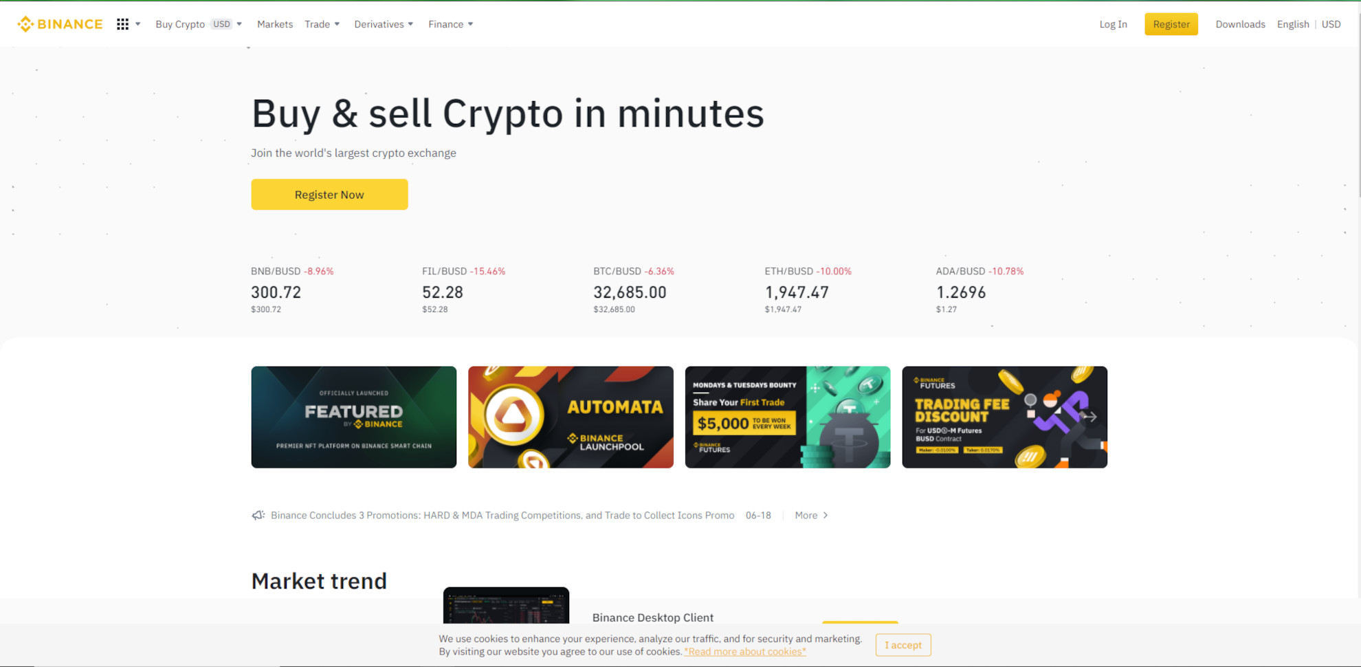 Binance Official Website Real Review of Exchange