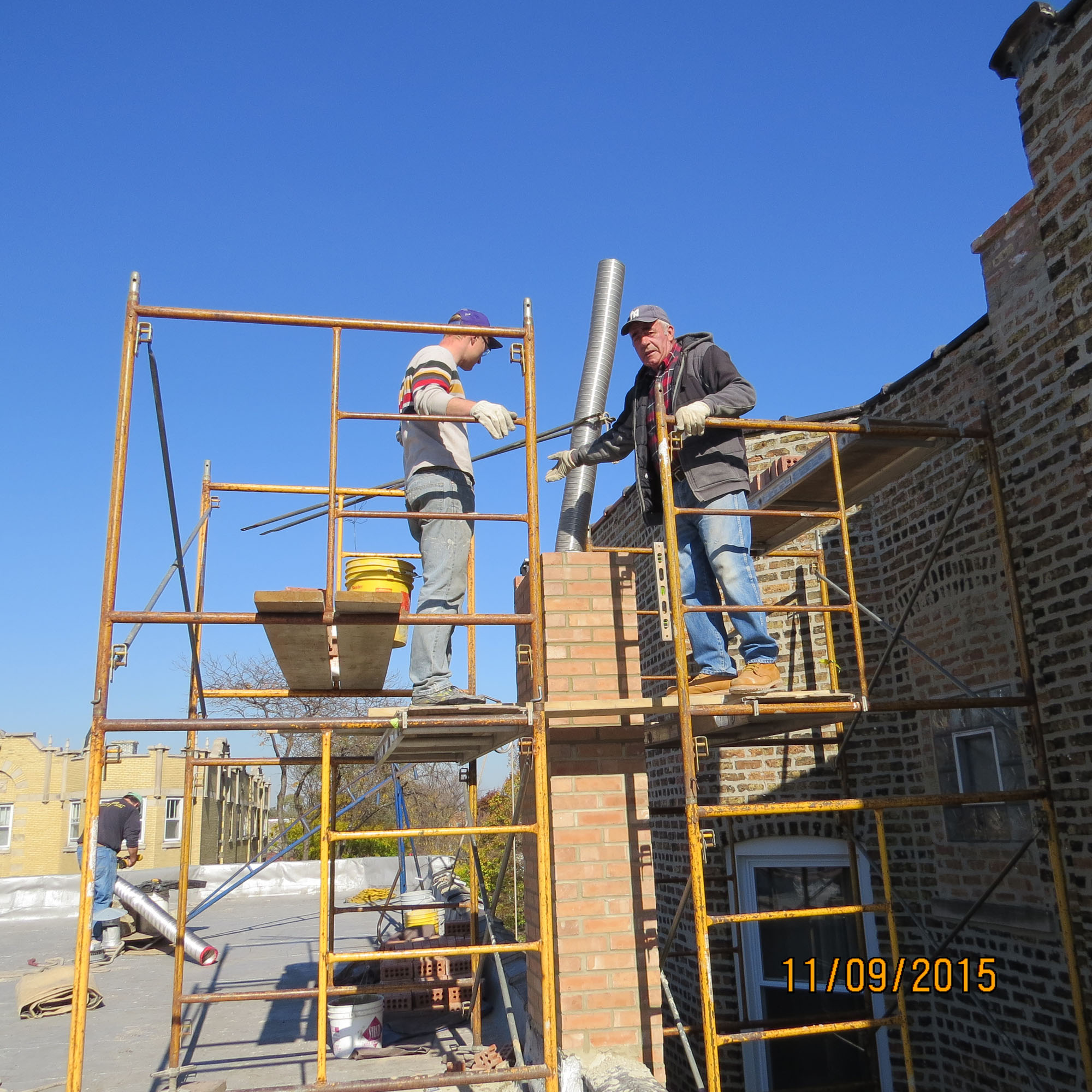 Chimney liner Chicago Best Brickmasters leaking chimney Best Brickmasters