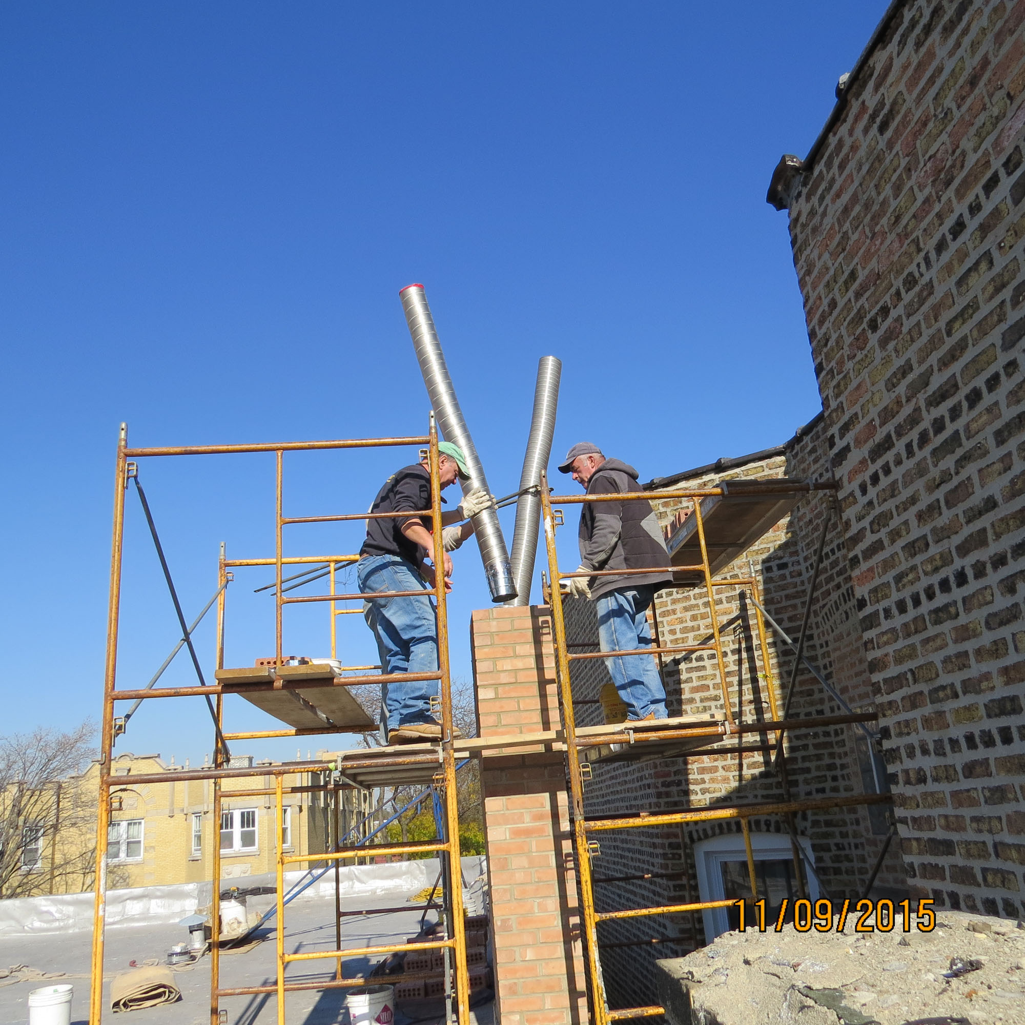 Chimney liner Chicago Best Brickmasters leaking chimney Best Brickmasters