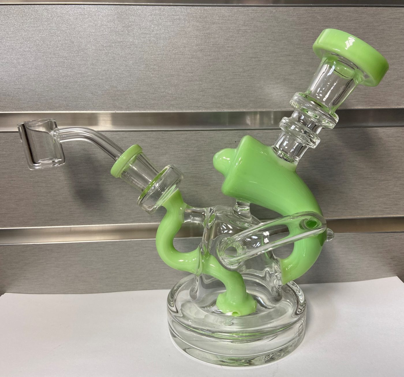 Red Eye Glass Equalizer Dab Rig 6.75" Best Buds Forever