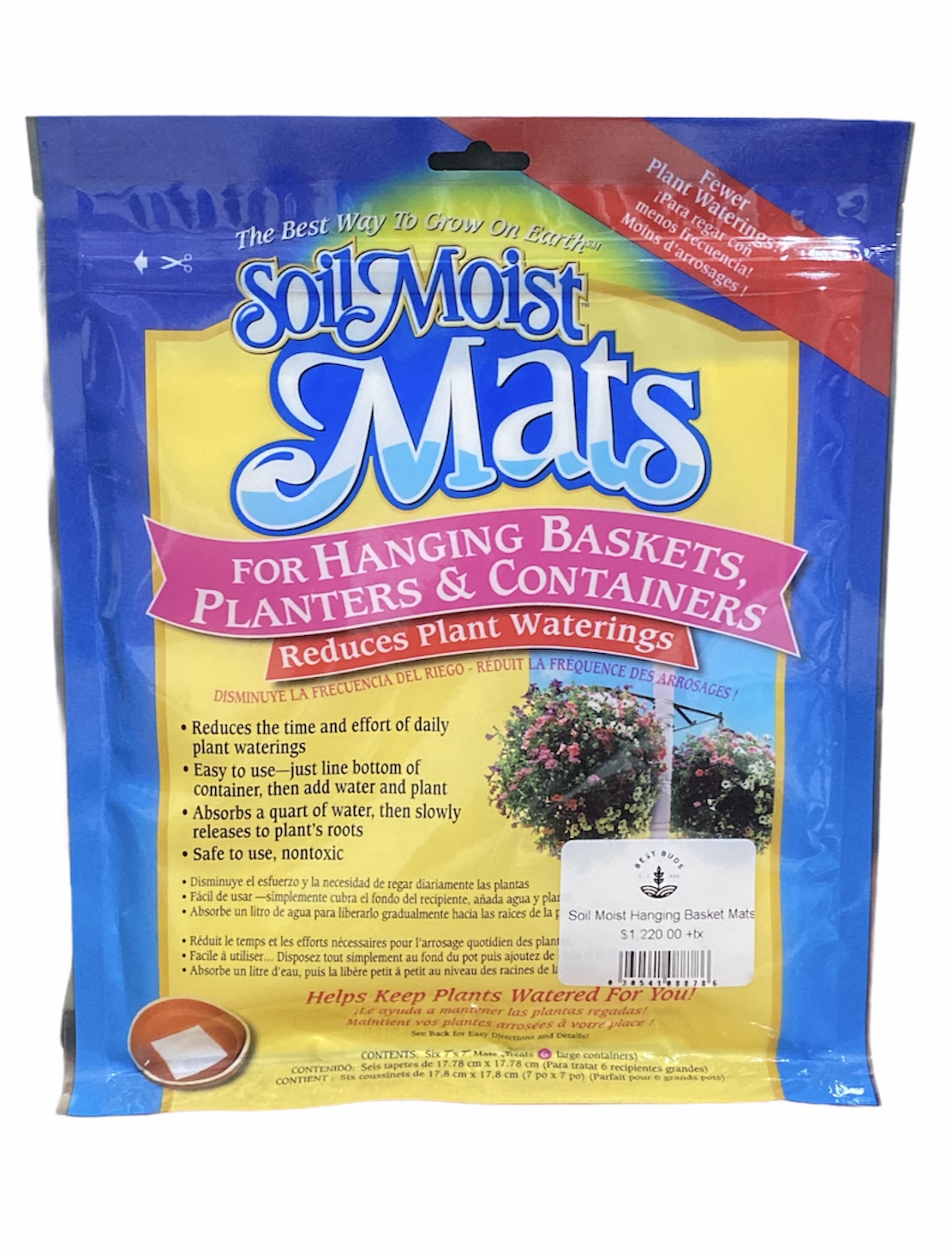 Soil Moist for Hanging Baskets Best Buds