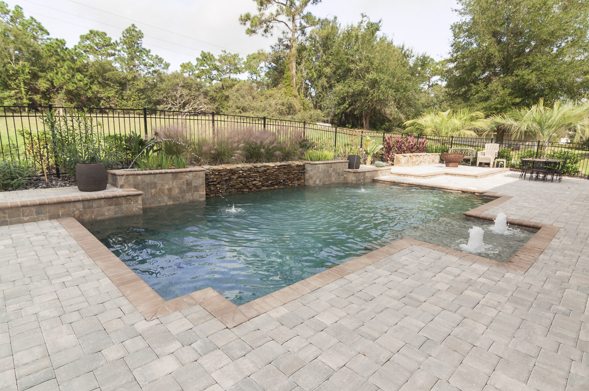 Palm Coast pool water features DeLand pool builder Flagler