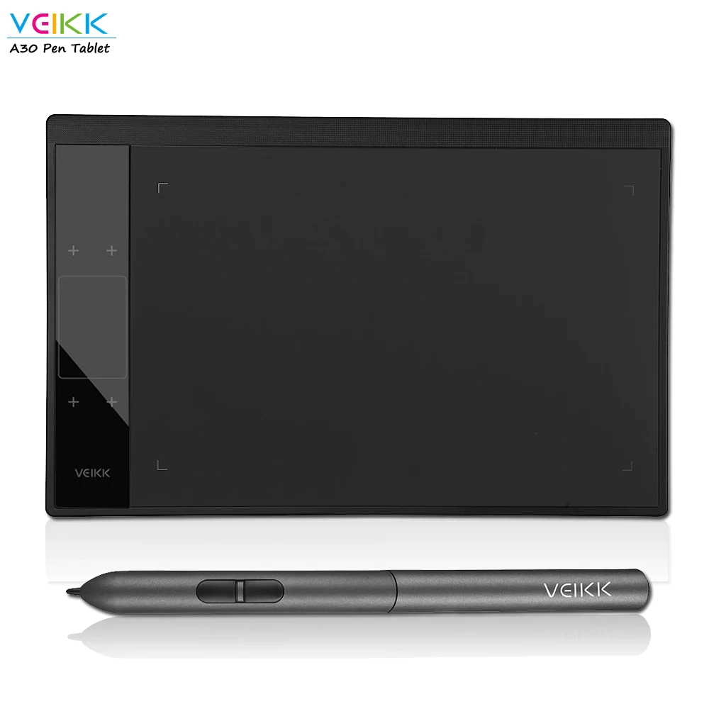 VEIKK A30 Digital Graphics Drawing Tablet 10*6 inch Pen Tablets with 8192 Levels Passive Pen for