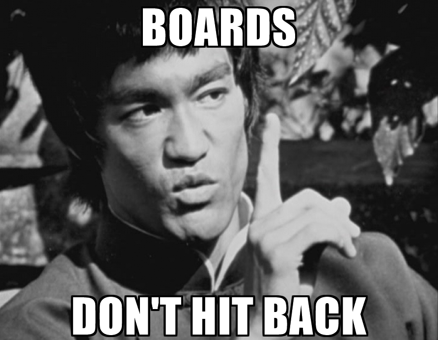 Bruce Lee Boards Don’t Hit Back Best Classic Bands