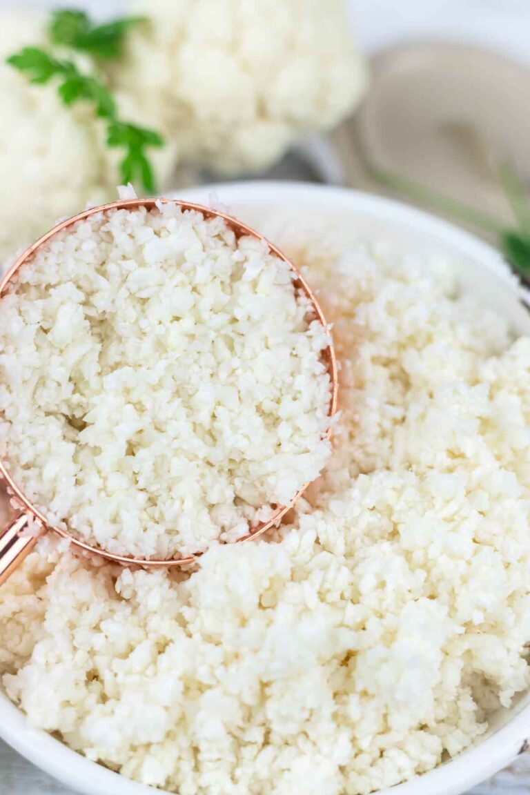How To Rice Cauliflower in Under a Minute Best Clean Eating