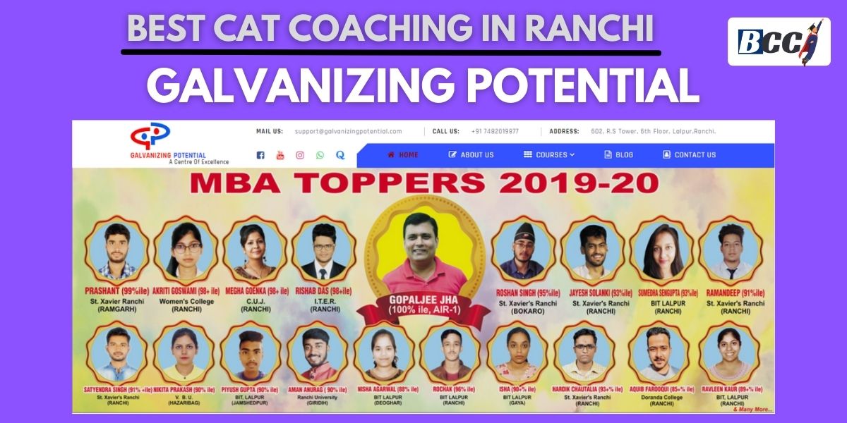 Best CAT Coaching Institutes in Ranchi