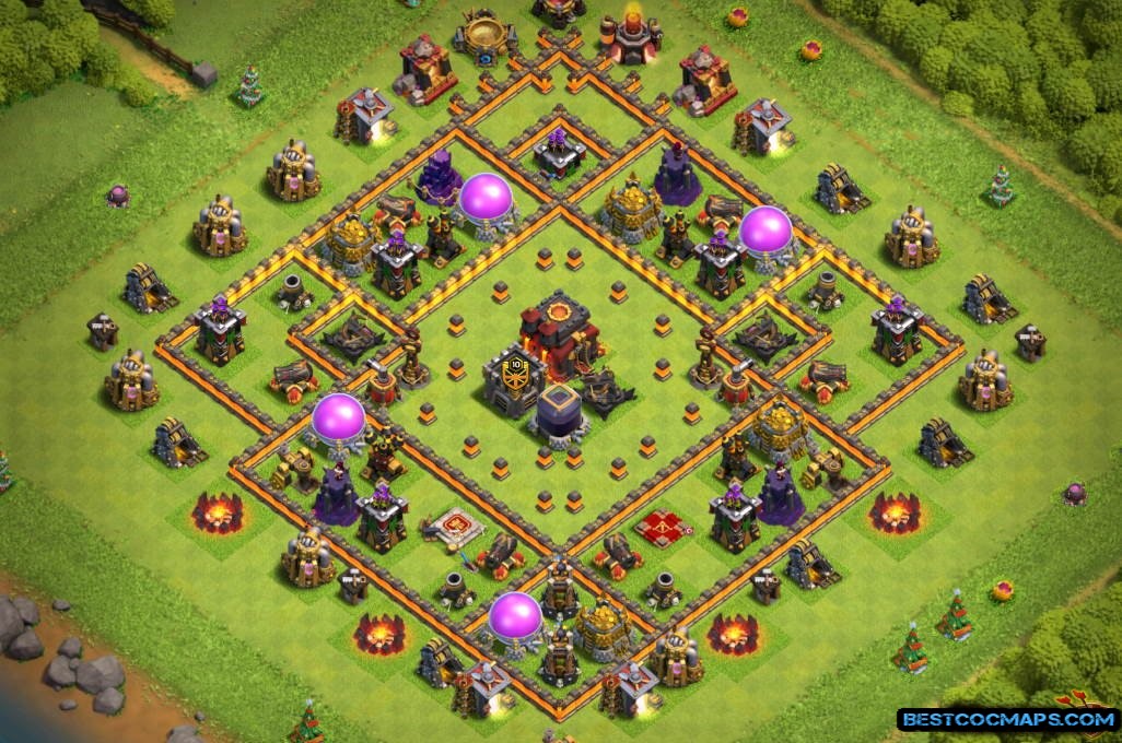 10 Best TH10 Trophy Base Links 2022 (Trophy Pushing) Best COC Maps