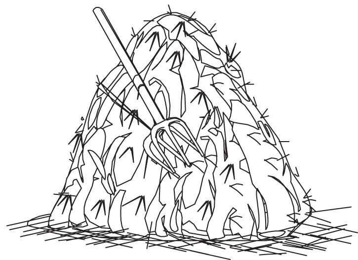 Haystack coloring page Download Free Haystack coloring page for kids