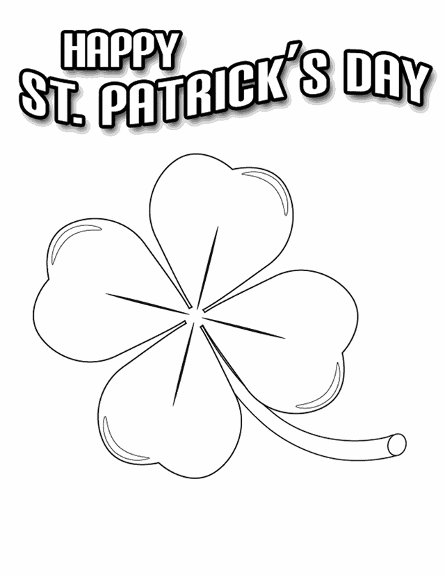 Free St. Patrick’s Day Coloring Pages – Clover House Gifts