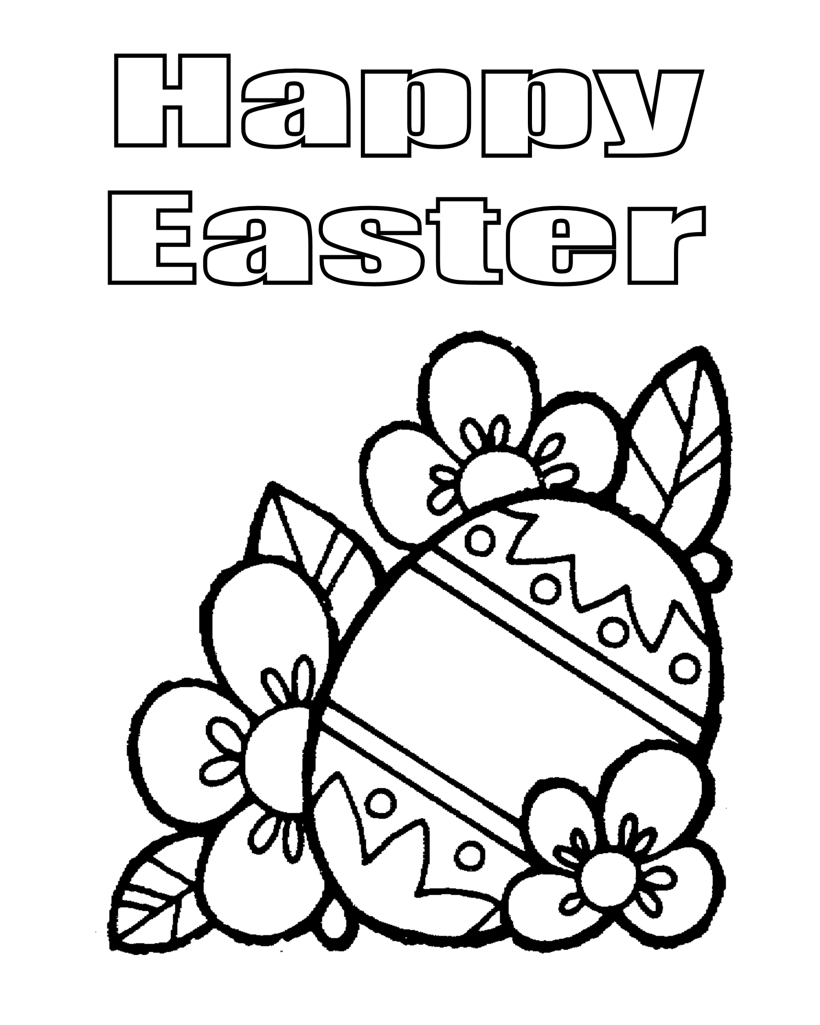 Full Size Printable Easter Coloring Pages Novocom Top