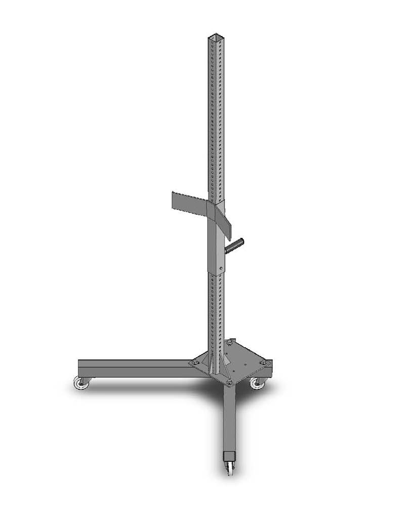 Portable Mixer Stand Manual Lift 91 Inch Best Containers