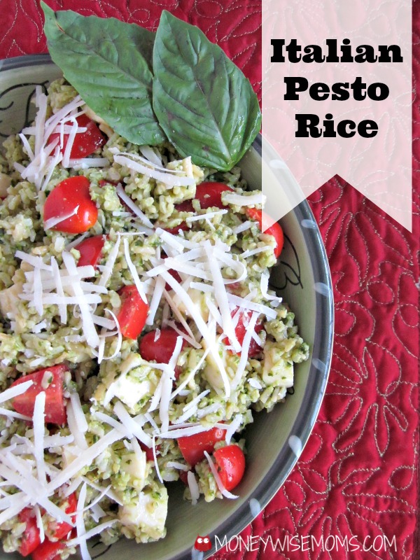 Italian Pesto Rice {with Minute® Rice} Best Crafts and Recipes
