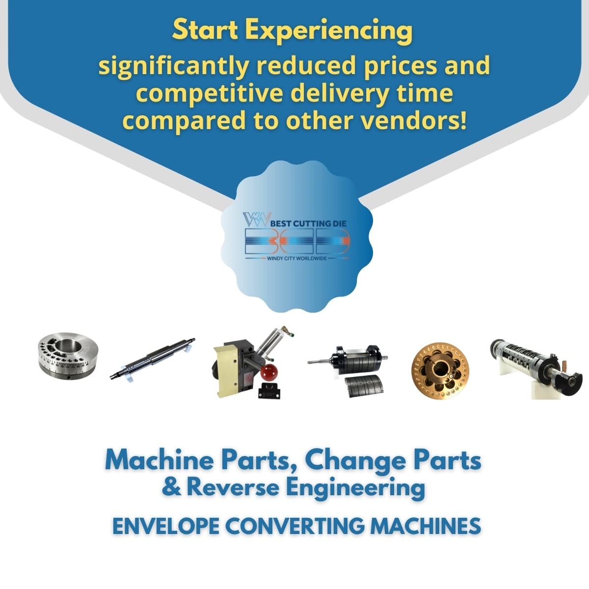 Replacement Parts for Envelope Machine Best Cutting Die