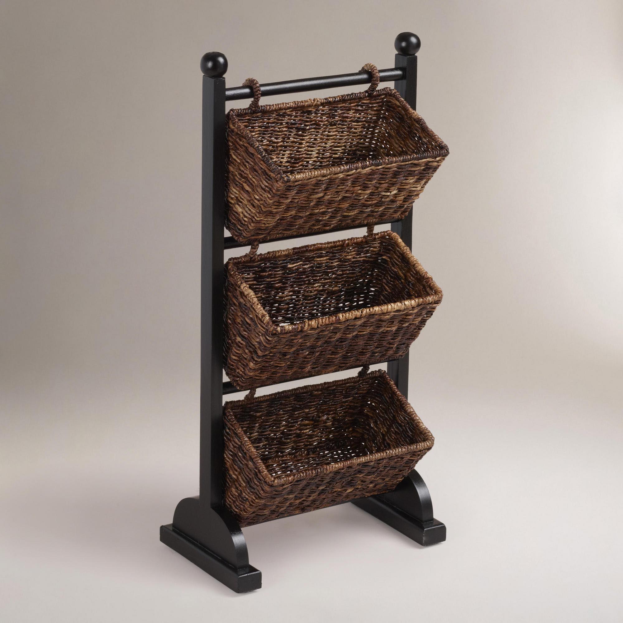 Shelf With Storage Baskets Best Decor Things