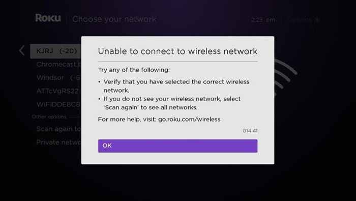 Roku connecting lifewire conectar rede bluetooth Roku won't connect to internet but other devices will