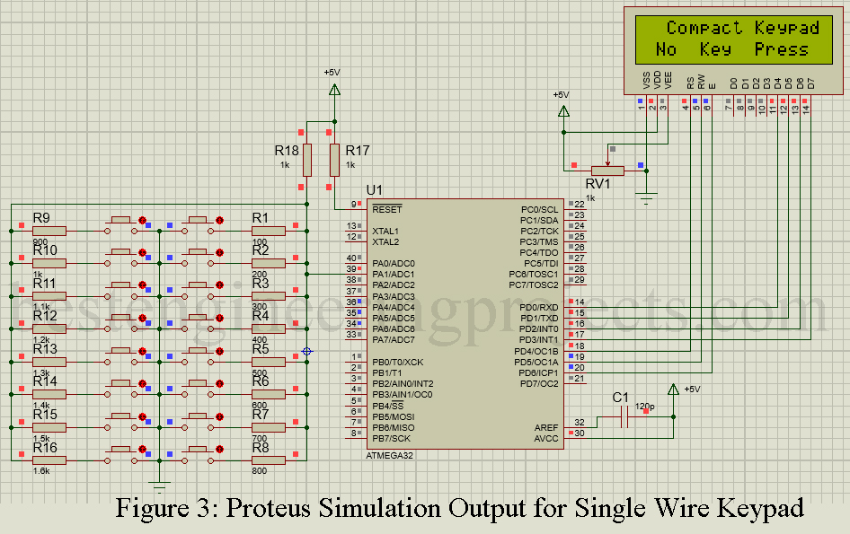 4x4 Keypad Interfacing With Atmega328p Outlet Here