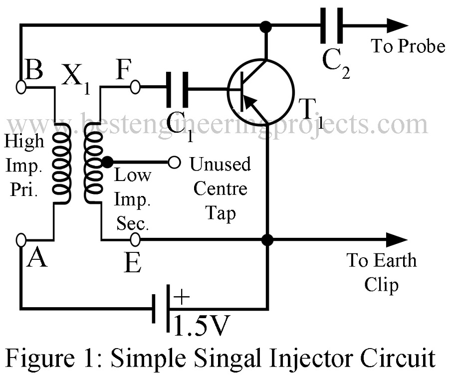 Simple Signal Injector Circuit - Best Engineering Projects