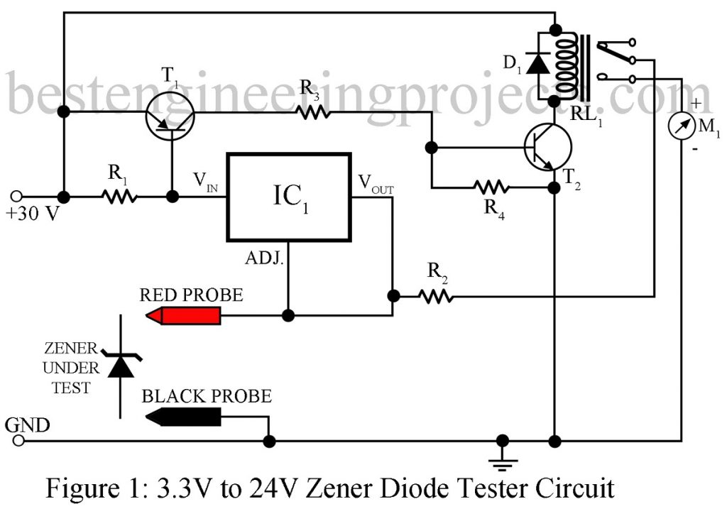 Zener Diode Tester Circuit Engineering Projects