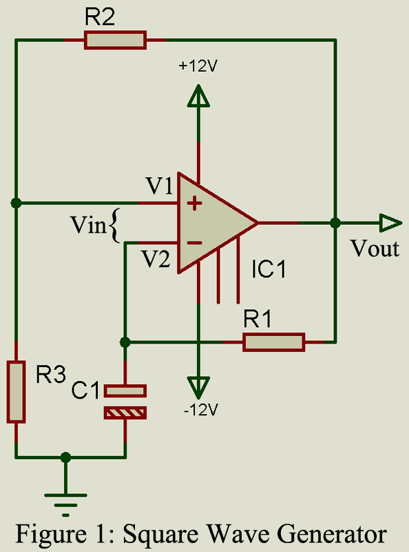 Square Wave Generator using 741 IC Engineering Projects