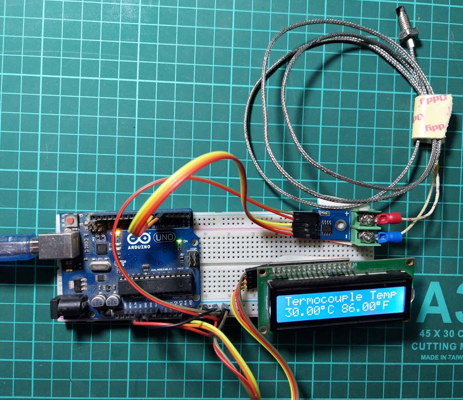 How to Arduino Thermocouple Interface Engineering Projects