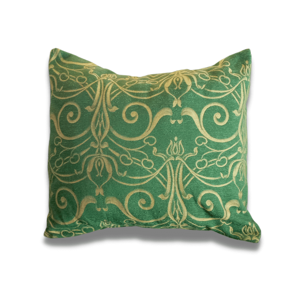 Large Green and Yellow Pattern Cushion Assorted Best Events Dine