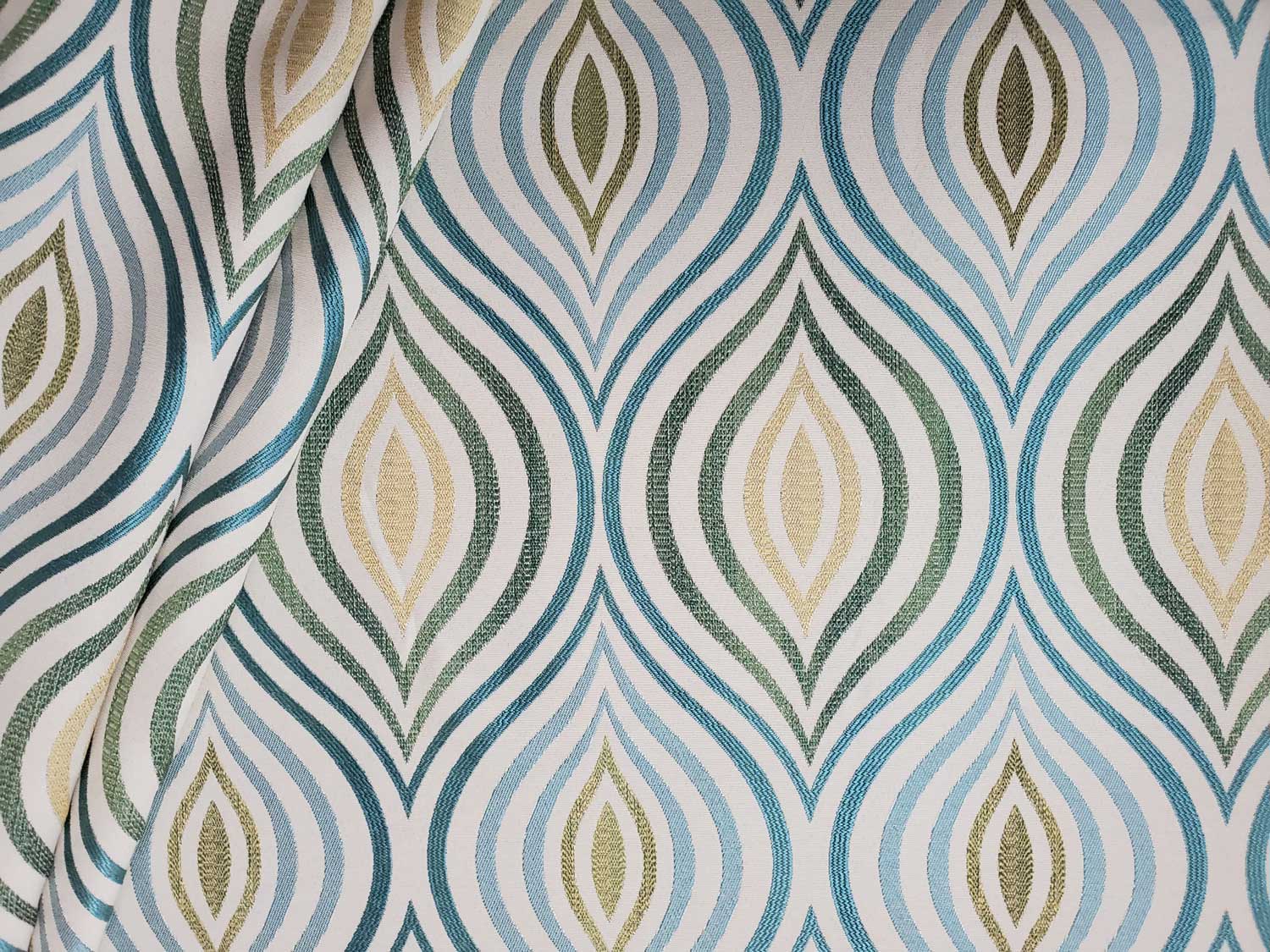 Jupiter Turquoise Upholstery Fabric Tempo Collection
