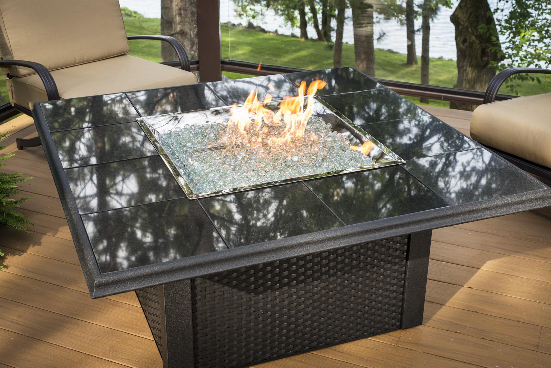 Square Patio Table With Fire Pit Square Fire Pit Table Fire Pit Design Ideas