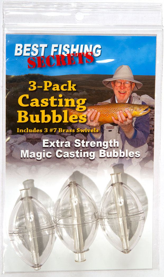 3Pack Magic Casting Bubbles Best Fishing Secrets