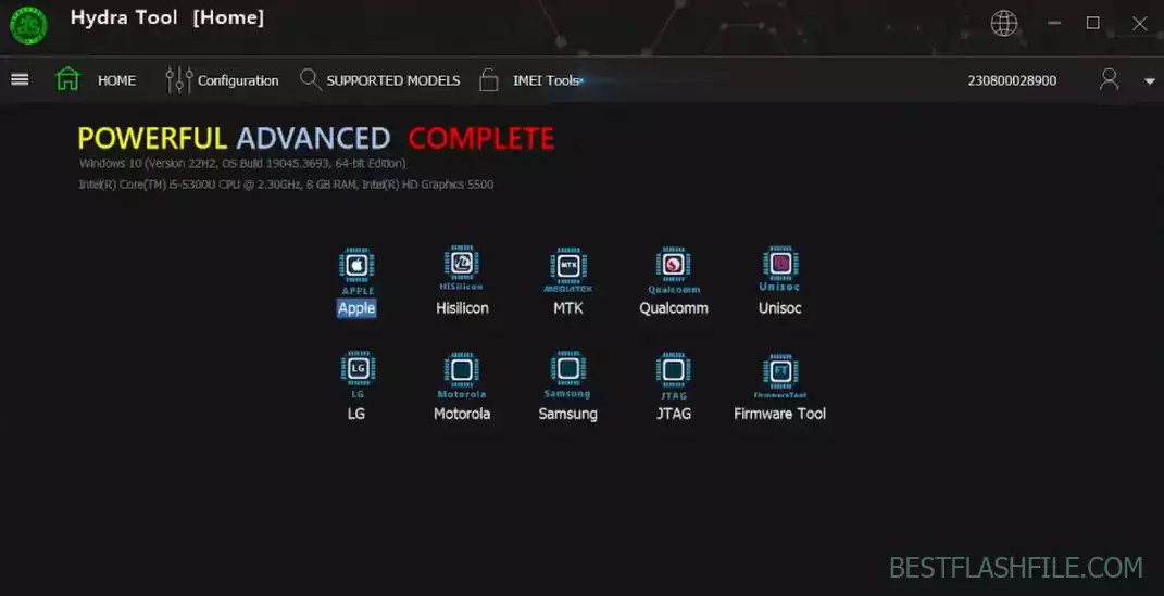 Hydra Tool Setup File V6.2 (all version)