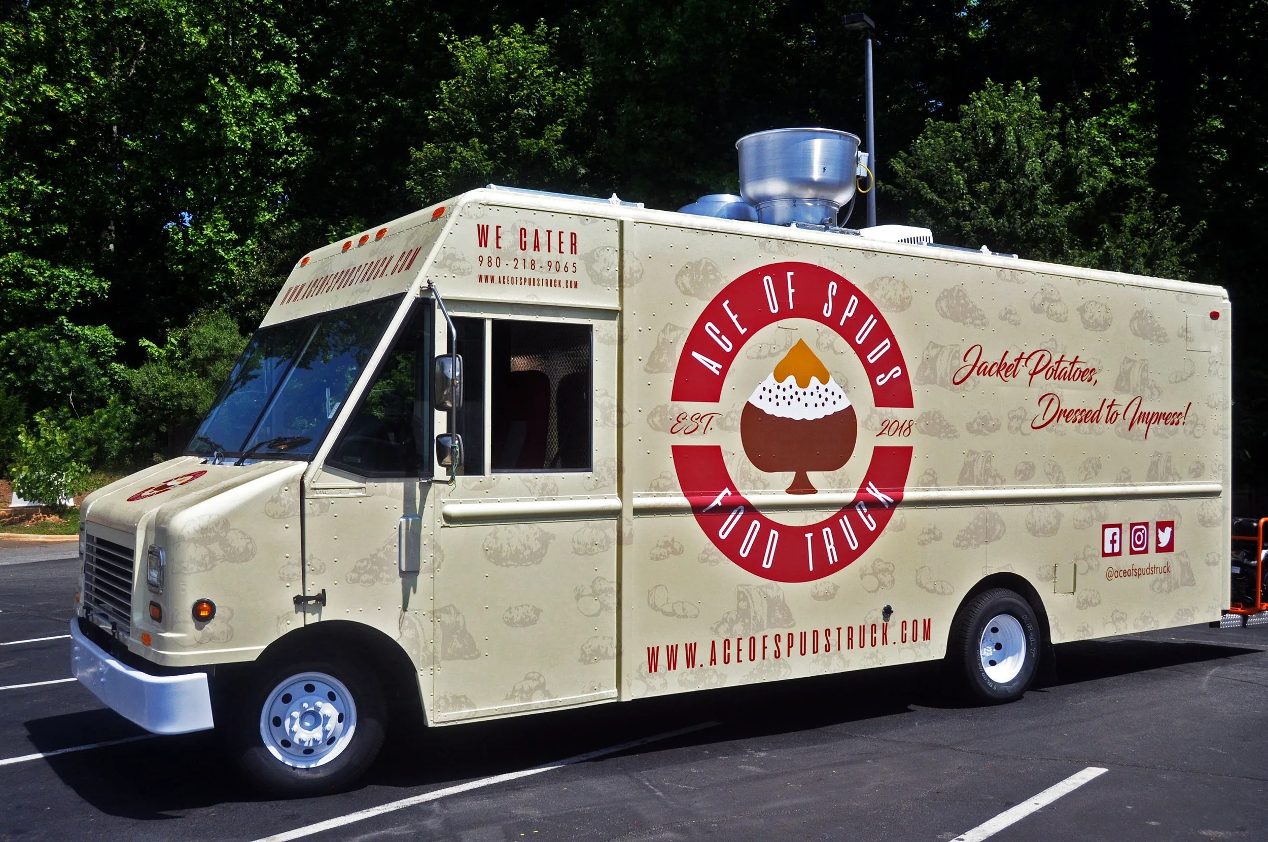 Best Food Trucks Ace of Spuds menu