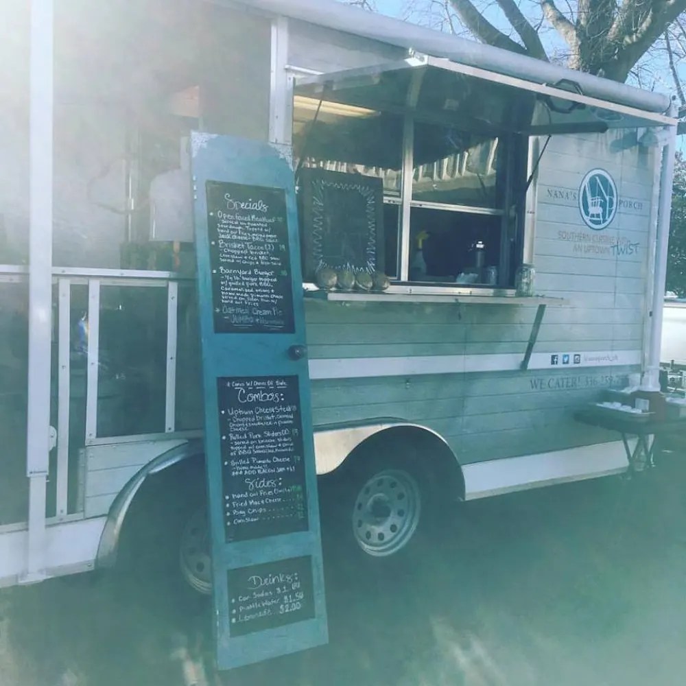 Best Food Trucks Nana's Porch menu