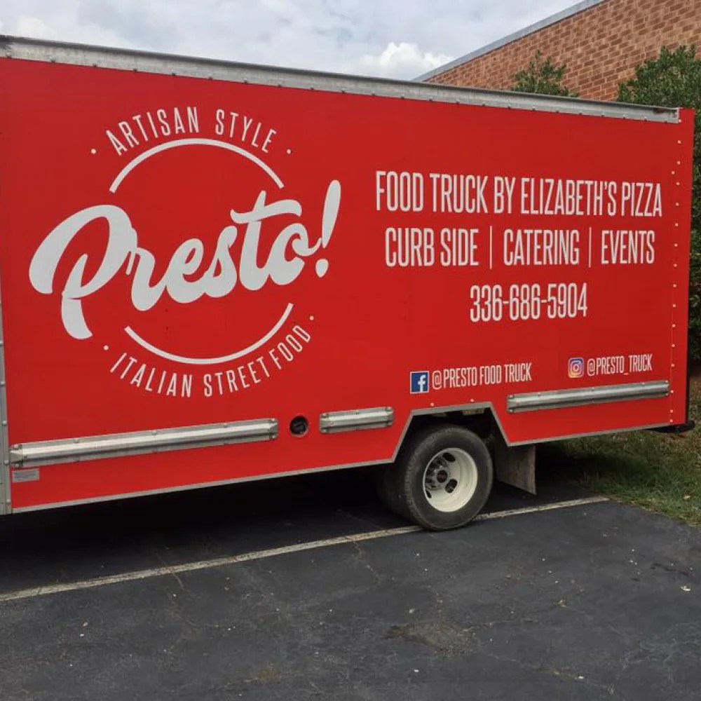 Best Food Trucks Presto Italian Food Truck menu