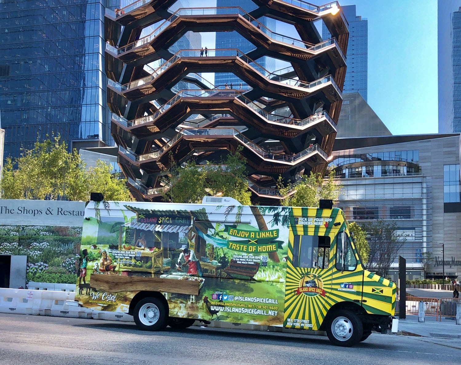 Best Food Trucks Island Spice Grill menu