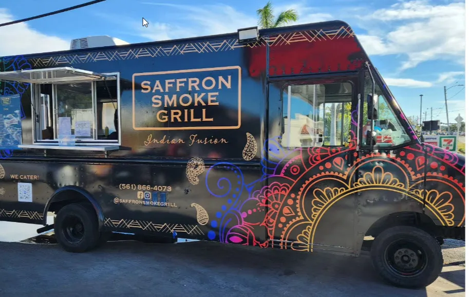 Best Food Trucks SAFFRON SMOKE GRILL menu