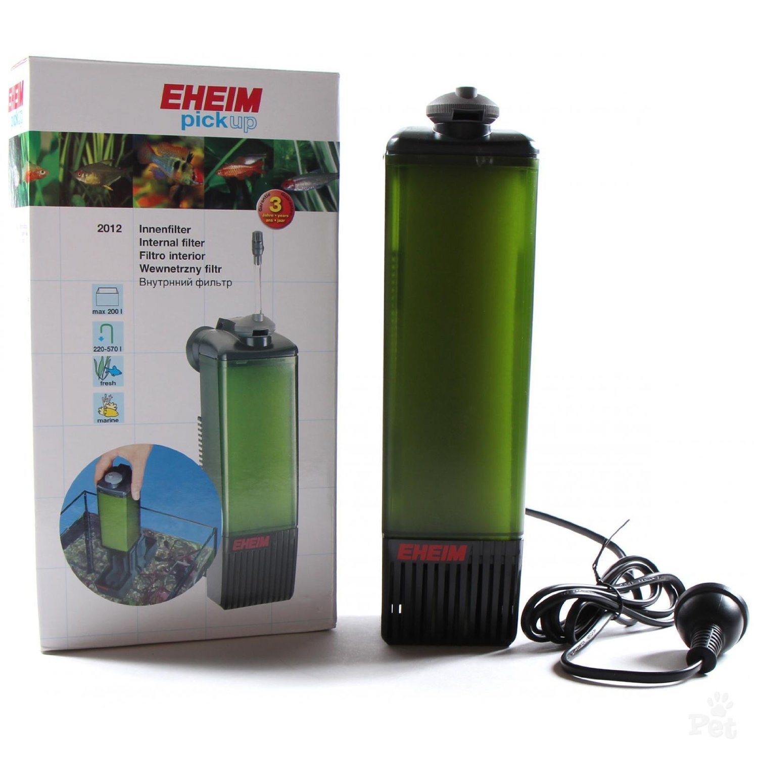 Eheim PickUp Internal Filter 2012 (100200 Litre)