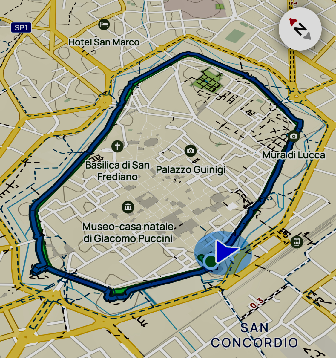 Hiking the Walls of Lucca, Italy