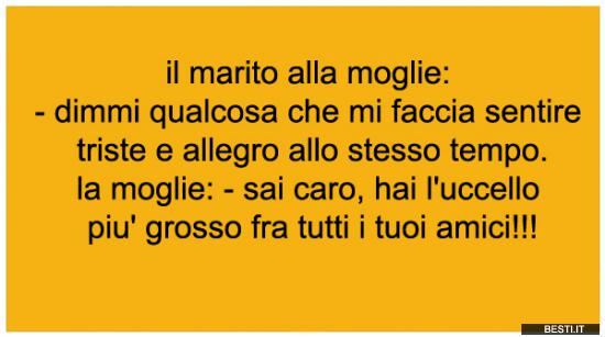 il marito alla moglie BESTI.it immagini divertenti, foto
